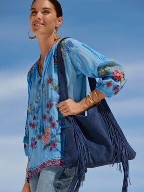 JOHNNY WAS Zadonia Blouse, NEW, Size 1X, Boho Chic